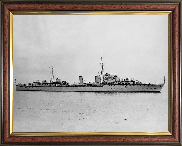 HMS Mohawk F31 Royal Navy Tribal class destroyer Photo Print or Framed Print - Hampshire Prints