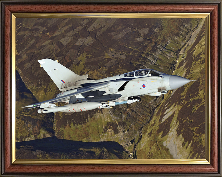 RAF Tornado GR4 Jet in Flight Oct 2012 Photo Print - Royal Air Force Aircraft Posters, Prints, & Visual Artwork Hampshire Prints 11.7 x 8.3 (A4) Classic Frame No