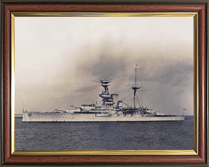 HMS Royal Oak (08) | Photo Print | Framed Print | Revenge Class | Battleship | Royal Navy Hampshire Prints 10 x 8 Classic Frame No