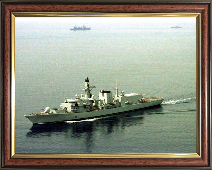 HMS Sutherland (F81) Photo Print - At Sea 2000 - Royal Navy Type 23 Frigate