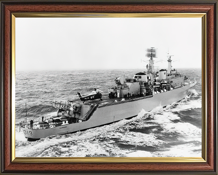 HMS Glamorgan D19 Royal Navy County class Destroyer Photo Print or Framed Print - Hampshire Prints