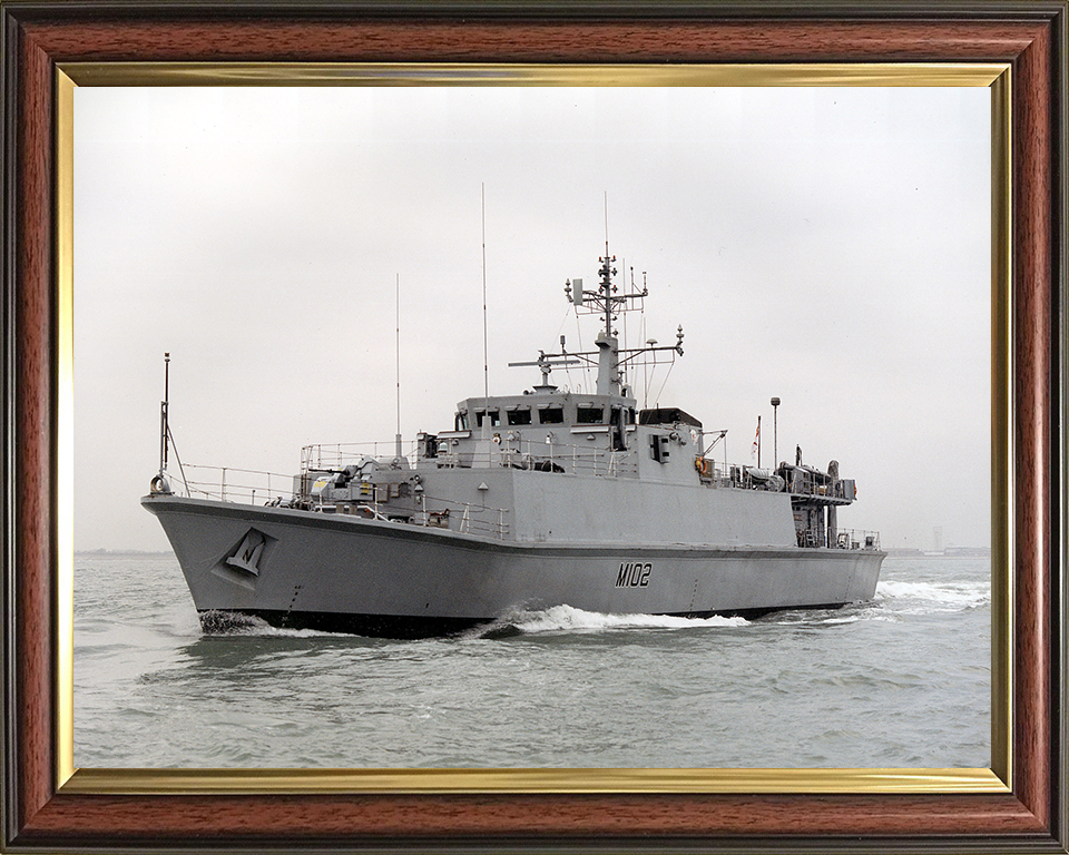 HMS Inverness (M102) Photo Print - at sea - Royal Navy Sandown Class Minehunter