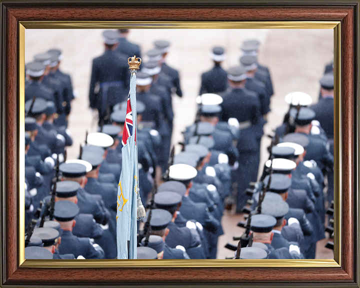 RAF Contingent Marching in London 2023 Photo Print - Royal Air Force Posters, Prints, & Visual Artwork Hampshire Prints 10 x 8 Classic Frame No