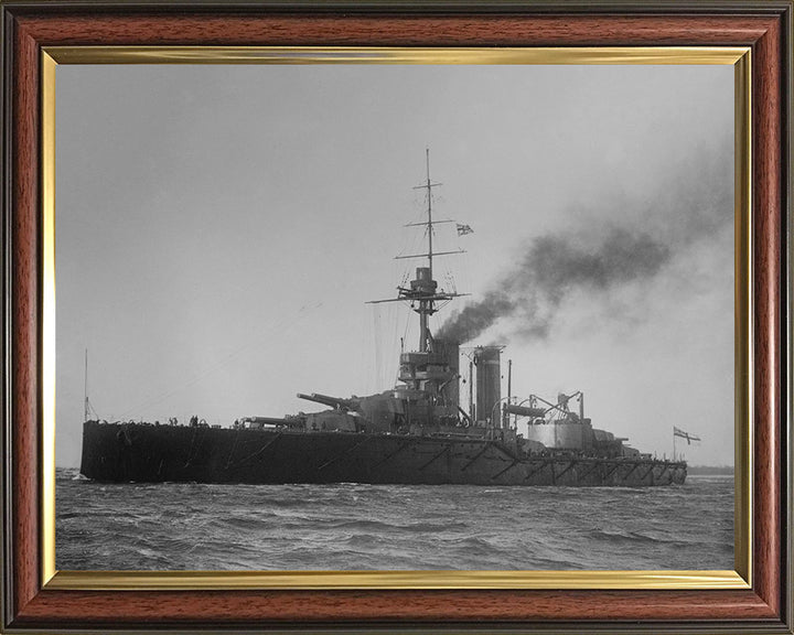 HMS Audacious 1912 | Photo Print | Framed Print | King George V Class | Battleship | Royal Navy Hampshire Prints