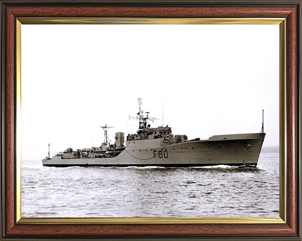 HMS Duncan (F80) Photo Print - Starboard View - Royal Navy Blackwood Class Frigate Posters, Prints, & Visual Artwork Hampshire Prints 11.7 x 8.3 (A4) Classic Frame No