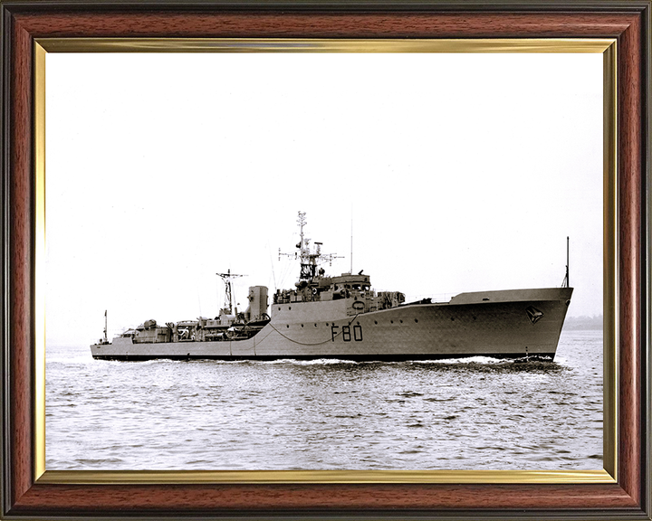 HMS Duncan (F80) Photo Print - Starboard View - Royal Navy Blackwood Class Frigate Posters, Prints, & Visual Artwork Hampshire Prints 11.7 x 8.3 (A4) Classic Frame No