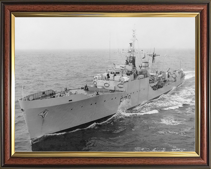 HMS Blackwood (F78) Royal Navy Blackwood Class Frigate Underway Photo Print Wall Art Decor Posters, Prints, & Visual Artwork Hampshire Prints 10 x 8 Classic Frame No
