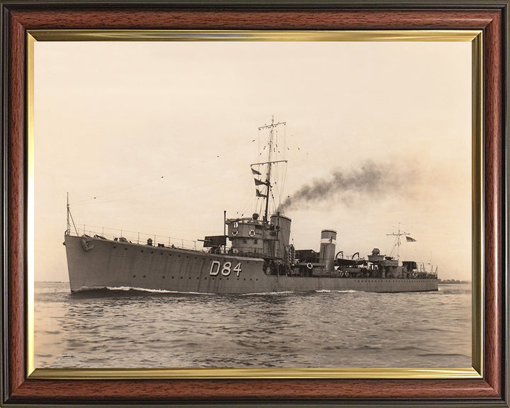 HMS Tyrian D84 | Photo Print | Framed Print | Poster | S Class | Destroyer | Royal Navy Hampshire Prints