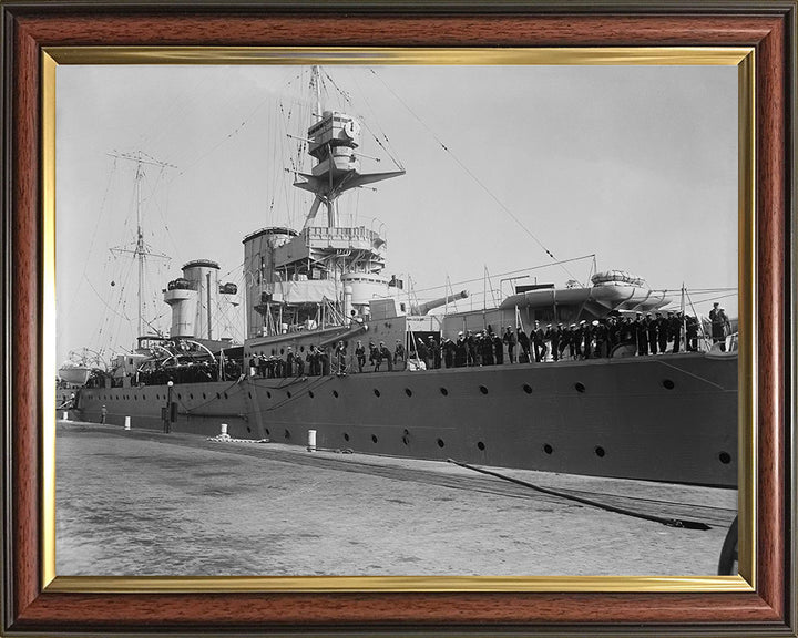 HMS Raleigh 96 (1919) | Photo Print | Framed Print | Hawkins Class | Cruiser | Royal Navy Hampshire Prints