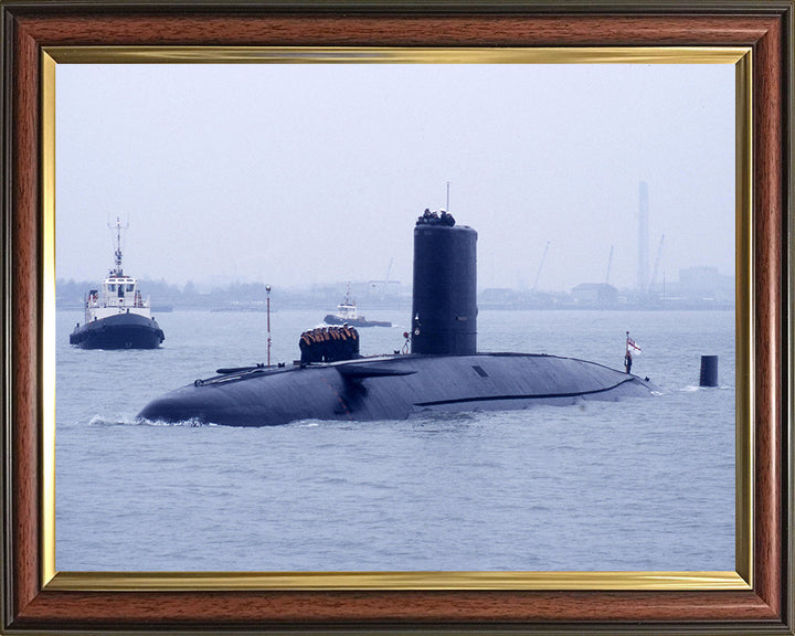 HMS Conqueror S48 Royal Navy Churchill class Submarine Photo Print or Framed Print - Hampshire Prints