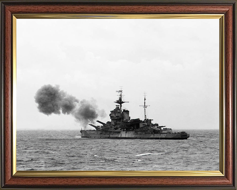 HMS Warspite (03) Royal Navy Queen Elizabeth class battleship Photo Print or Framed Print - Hampshire Prints