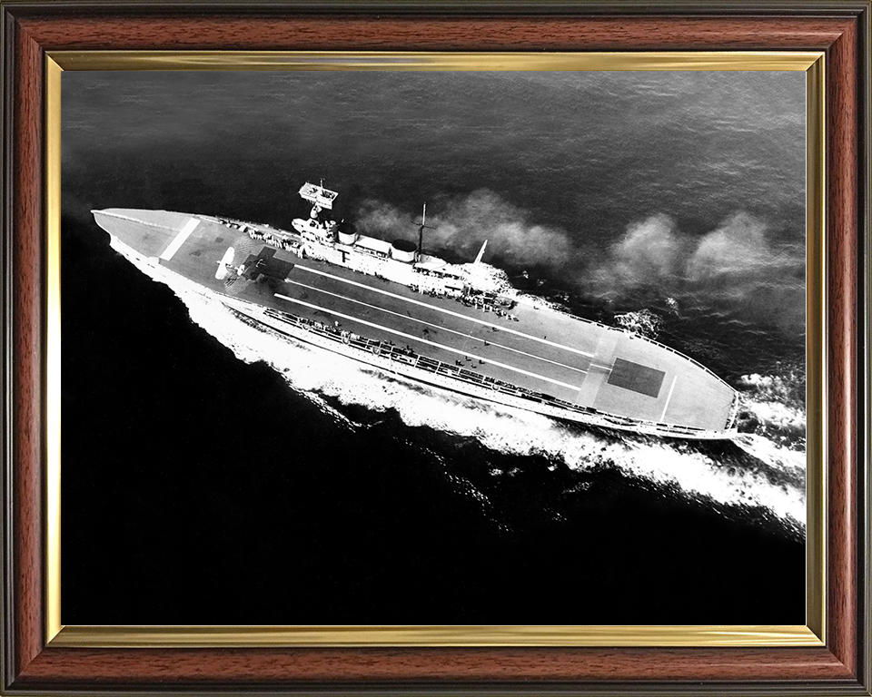 HMS Eagle (1918) Royal Navy Aircraft Carrier At Sea 1931 Photo Print Wall Art Decor Posters, Prints, & Visual Artwork Hampshire Prints 10 x 8 Classic Frame No
