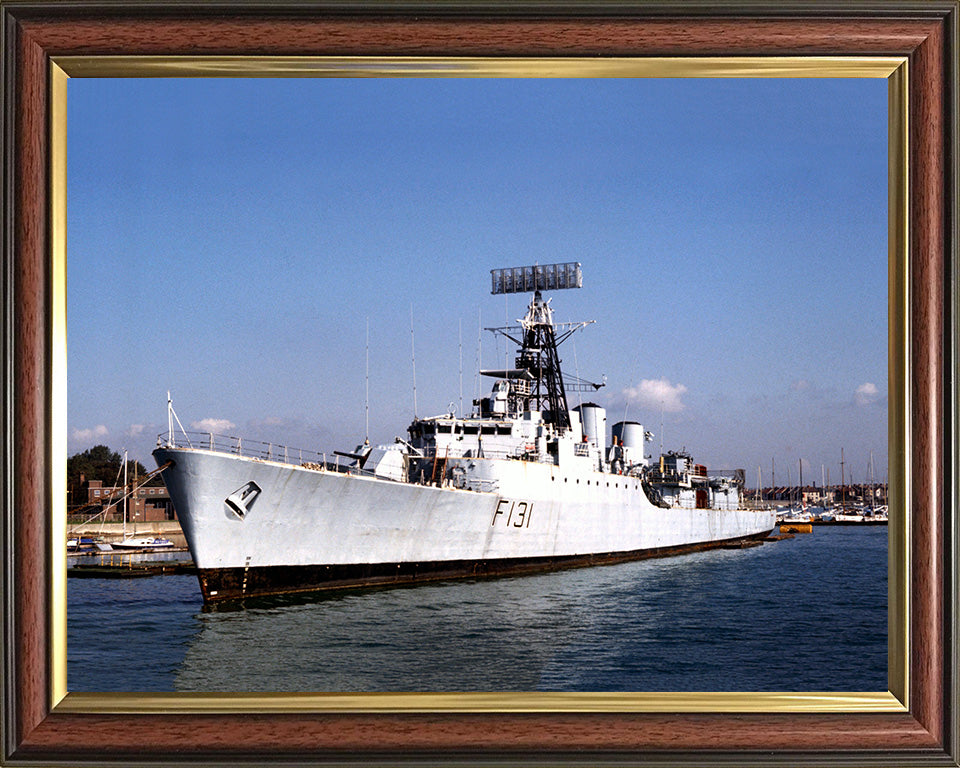HMS Nubian F131 Royal Navy Tribal class frigate Photo Print or Framed Photo Print - Hampshire Prints