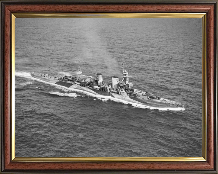 HMS Frobisher D81 Royal Navy | Photo Print | Framed Print | Hawkins Class | Cruiser | Royal Navy Hampshire Prints