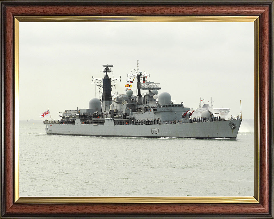 HMS Nottingham D91 | Photo Print | Framed Print | Poster | Type 42 | Destroyer | Royal Navy Hampshire Prints