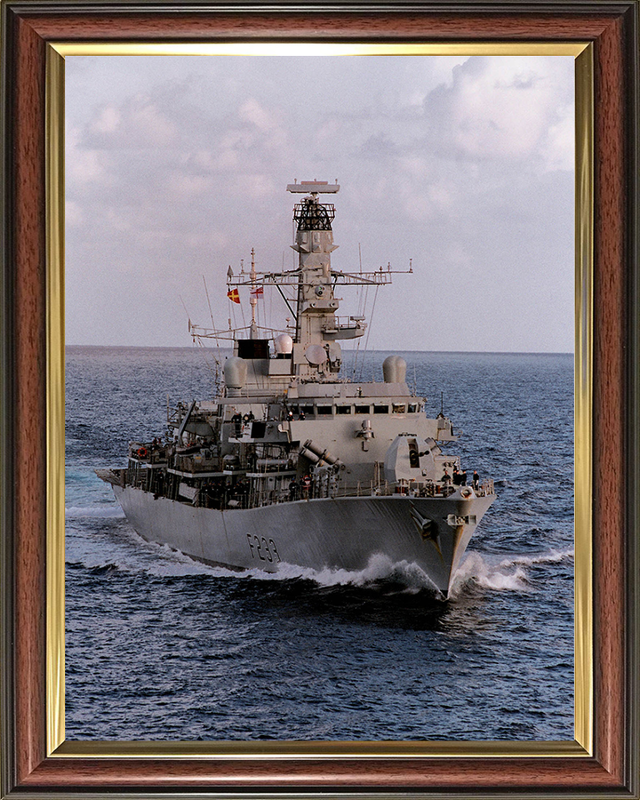 HMS Marlborough (F233) Photo Print - At Sea 2003 - Royal Navy Type 23 Frigate