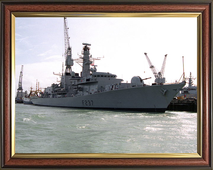 HMS Westminster (F237) Photo Print - Portsmouth - Royal Navy Type 23 Frigate Hampshire Prints 10 x 8 Classic Frame No