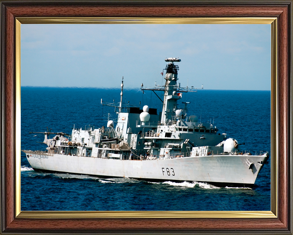HMS St Albans F83 Type 23 Frigate Starboard View Photo Print - Posters, Prints, & Visual Artwork - by Hampshire Prints (image 9 of 9)