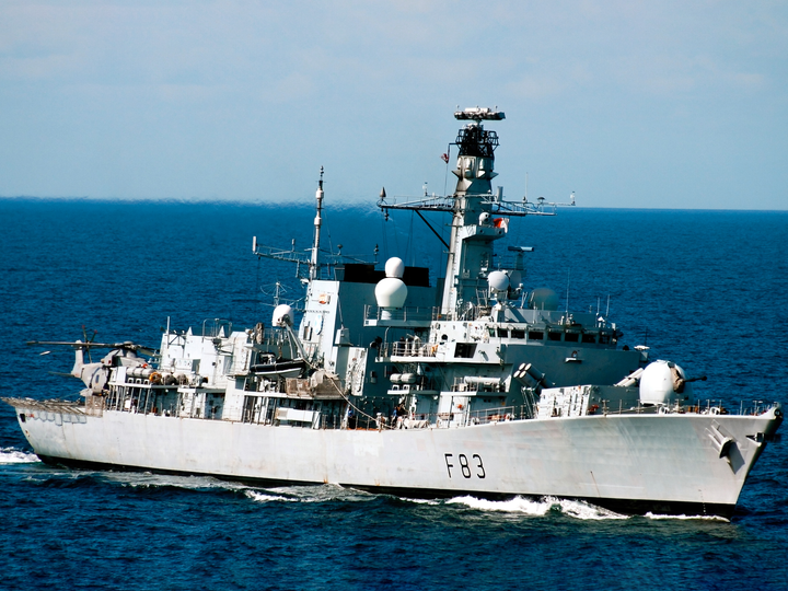 HMS St Albans F83 Type 23 Frigate Starboard View Photo Print - Posters, Prints, & Visual Artwork - by Hampshire Prints (image 1 of 9)
