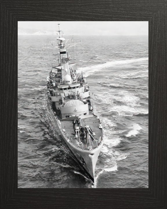 HMS Galatea (F18) Royal Navy Leander Class Frigate Bow View Photo Print Wall Art Decor - Posters, Prints, & Visual Artwork - by Hampshire Prints (image 3 of 9)