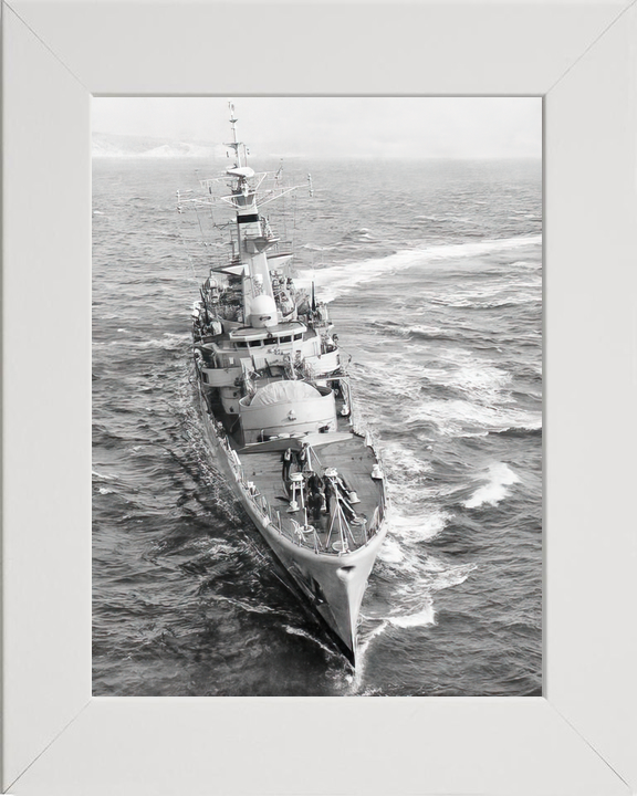 HMS Galatea (F18) Royal Navy Leander Class Frigate Bow View Photo Print Wall Art Decor - Posters, Prints, & Visual Artwork - by Hampshire Prints (image 5 of 9)