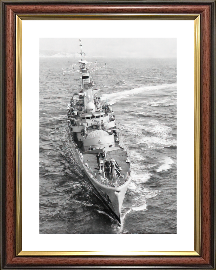HMS Galatea (F18) Royal Navy Leander Class Frigate Bow View Photo Print Wall Art Decor - Posters, Prints, & Visual Artwork - by Hampshire Prints (image 8 of 9)