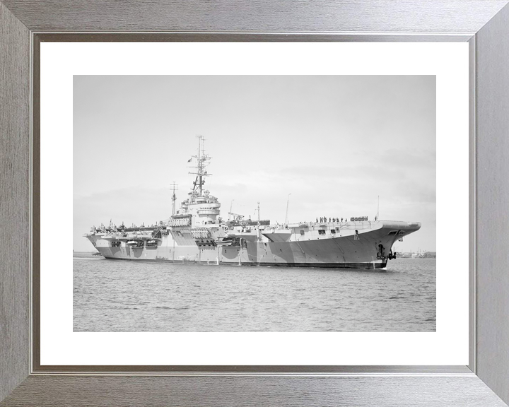 HMS Glory (R62) Royal Navy Colossus Class Aircraft Carrier Starboard View Photo Print Wall Art Decor - Posters, Prints, & Visual Artwork - by Hampshire Prints (image 6 of 9)