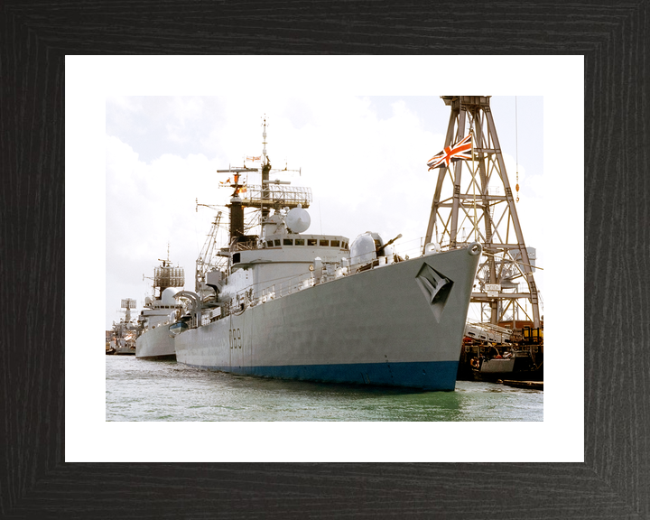HMS Exeter (D89) Royal Navy Type 42 Destroyer Alongside Portsmouth Photo Print Wall Art Decor - Posters, Prints, & Visual Artwork - by Hampshire Prints (image 2 of 9)