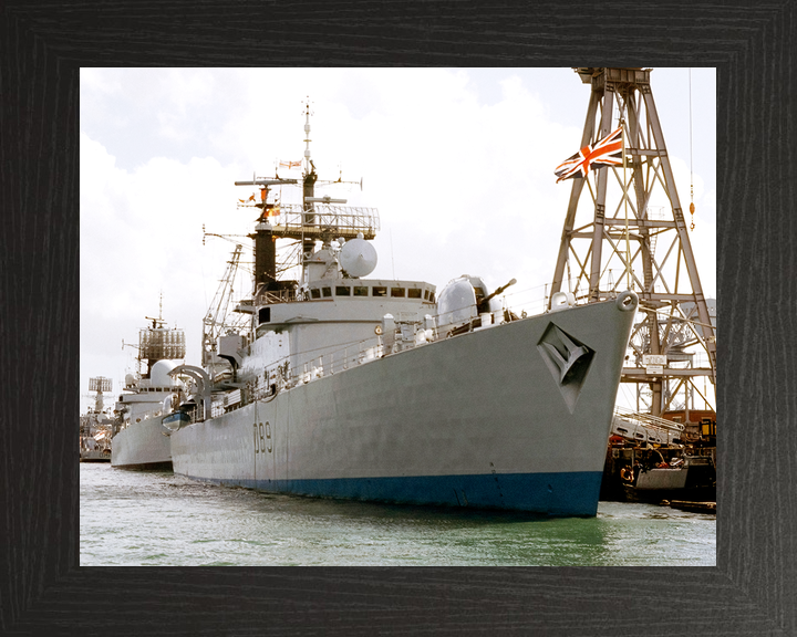HMS Exeter (D89) Royal Navy Type 42 Destroyer Alongside Portsmouth Photo Print Wall Art Decor - Posters, Prints, & Visual Artwork - by Hampshire Prints (image 3 of 9)