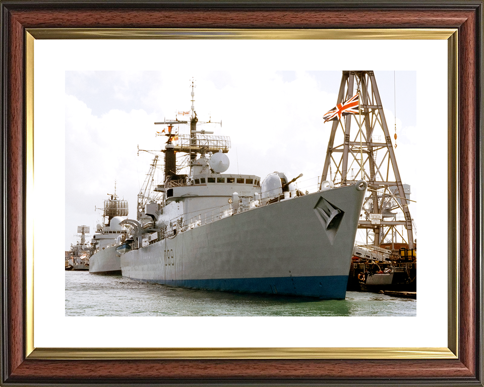 HMS Exeter (D89) Royal Navy Type 42 Destroyer Alongside Portsmouth Photo Print Wall Art Decor - Posters, Prints, & Visual Artwork - by Hampshire Prints (image 8 of 9)