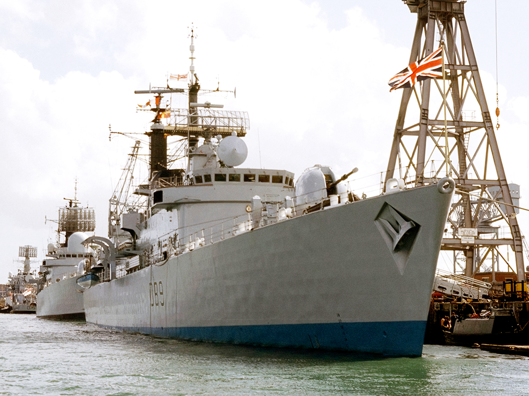 HMS Exeter (D89) Royal Navy Type 42 Destroyer Alongside Portsmouth Photo Print Wall Art Decor - Posters, Prints, & Visual Artwork - by Hampshire Prints (image 1 of 9)