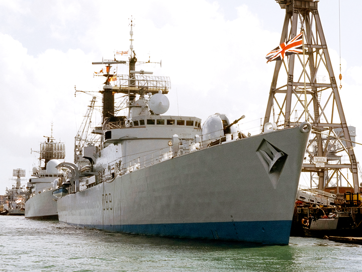HMS Exeter (D89) Royal Navy Type 42 Destroyer Alongside Portsmouth Photo Print Wall Art Decor - Posters, Prints, & Visual Artwork - by Hampshire Prints (image 1 of 9)