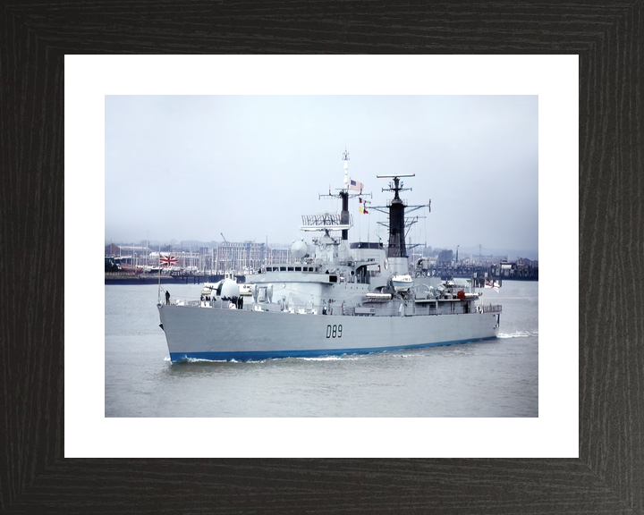 HMS Exeter (D89) Royal Navy Type 42 Destroyer Leaving Portsmouth Photo Print Wall Art Decor - Posters, Prints, & Visual Artwork - by Hampshire Prints (image 2 of 9)