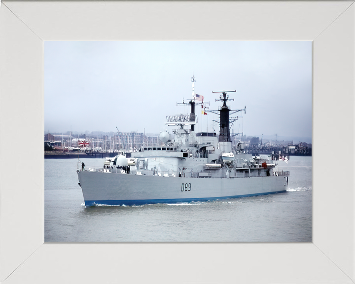 HMS Exeter (D89) Royal Navy Type 42 Destroyer Leaving Portsmouth Photo Print Wall Art Decor - Posters, Prints, & Visual Artwork - by Hampshire Prints (image 5 of 9)