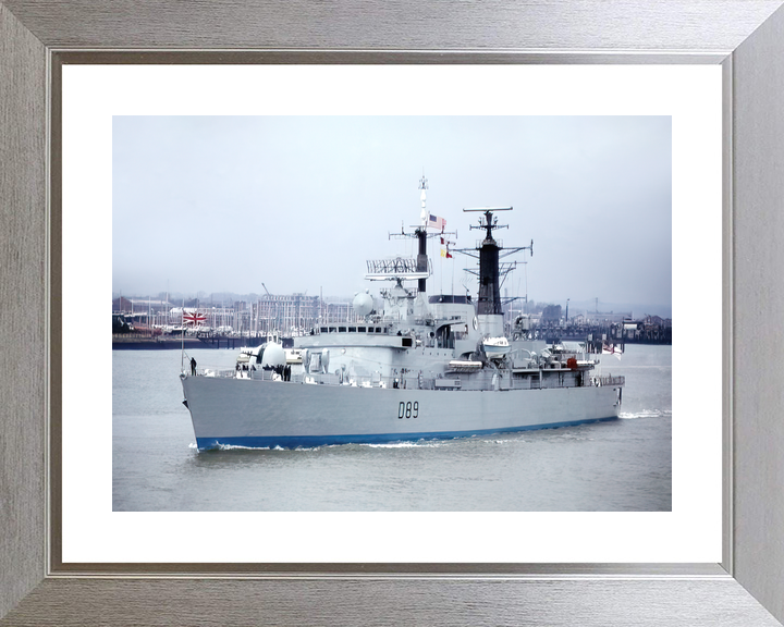 HMS Exeter (D89) Royal Navy Type 42 Destroyer Leaving Portsmouth Photo Print Wall Art Decor - Posters, Prints, & Visual Artwork - by Hampshire Prints (image 6 of 9)