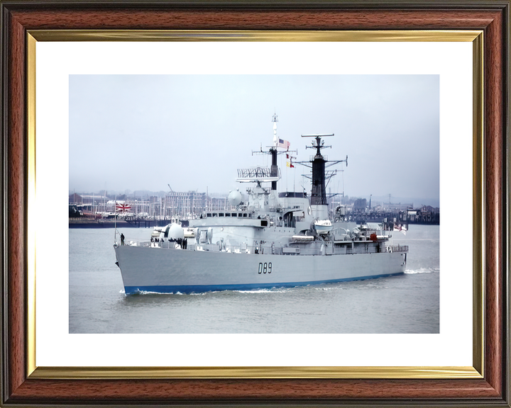HMS Exeter (D89) Royal Navy Type 42 Destroyer Leaving Portsmouth Photo Print Wall Art Decor - Posters, Prints, & Visual Artwork - by Hampshire Prints (image 8 of 9)