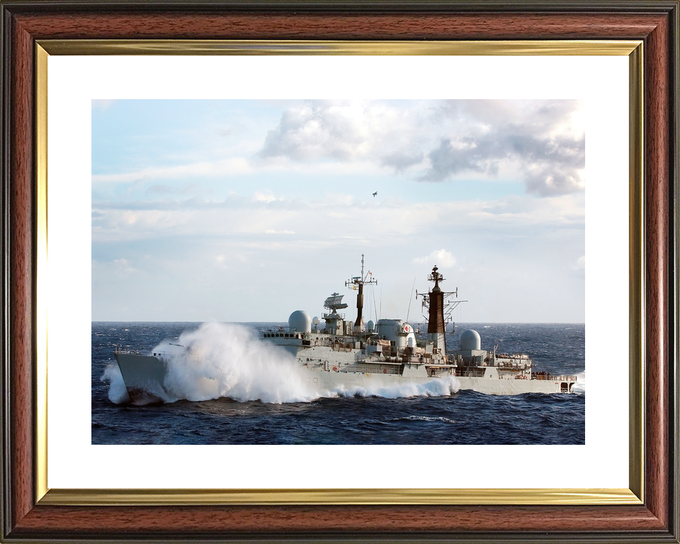 HMS Exeter (D89) Royal Navy Type 42 Destroyer At Sea Photo Print Wall Art Decor - Posters, Prints, & Visual Artwork - by Hampshire Prints (image 8 of 9)