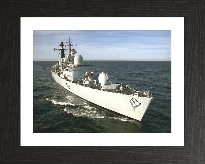 HMS Glasgow (D88) Royal Navy Type 42 Destroyer Starboard Bow View Photo Print Wall Art Decor - Posters, Prints, & Visual Artwork - by Hampshire Prints (image 2 of 9)