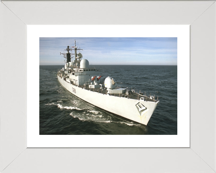 HMS Glasgow (D88) Royal Navy Type 42 Destroyer Starboard Bow View Photo Print Wall Art Decor - Posters, Prints, & Visual Artwork - by Hampshire Prints (image 4 of 9)
