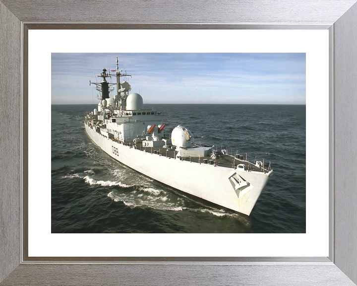 HMS Glasgow (D88) Royal Navy Type 42 Destroyer Starboard Bow View Photo Print Wall Art Decor - Posters, Prints, & Visual Artwork - by Hampshire Prints (image 6 of 9)