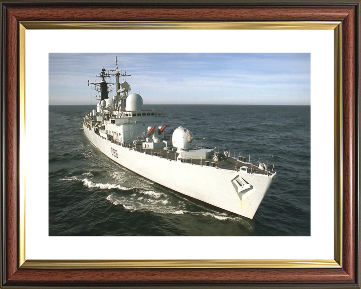 HMS Glasgow (D88) Royal Navy Type 42 Destroyer Starboard Bow View Photo Print Wall Art Decor - Posters, Prints, & Visual Artwork - by Hampshire Prints (image 8 of 9)