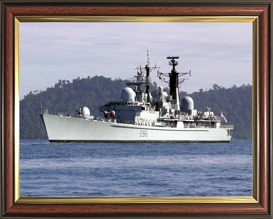 HMS Gloucester (D96) Royal Navy Type 42 Destroyer Low Starboard View Photo Print Wall Art Naval Decor - Posters, Prints, & Visual Artwork - by Hampshire Prints (image 9 of 9)