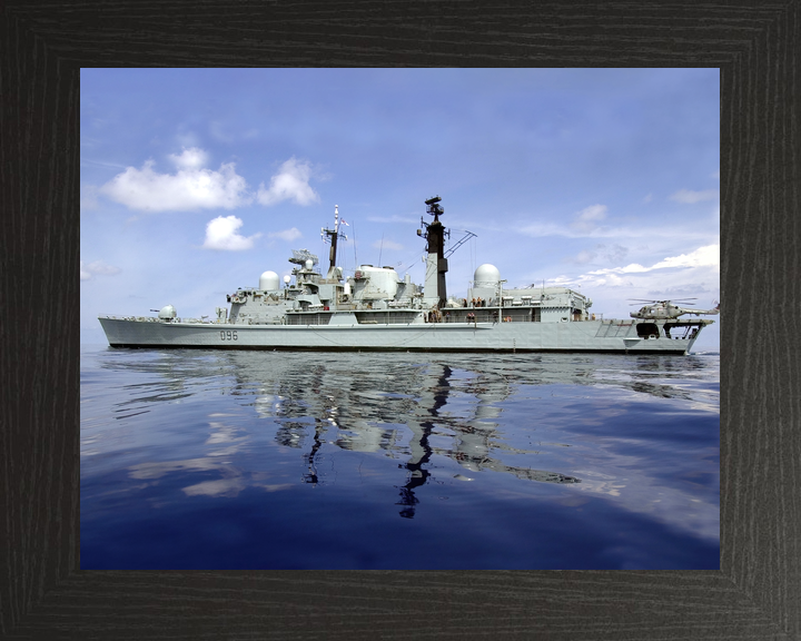 HMS Gloucester (D96) Royal Navy Type 42 Destroyer Port side Reflections Photo Print Wall Art Decor - Posters, Prints, & Visual Artwork - by Hampshire Prints (image 3 of 9)