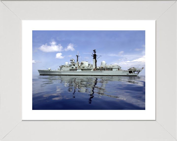 HMS Gloucester (D96) Royal Navy Type 42 Destroyer Port side Reflections Photo Print Wall Art Decor - Posters, Prints, & Visual Artwork - by Hampshire Prints (image 4 of 9)