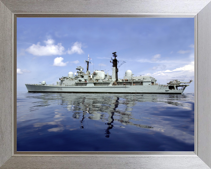 HMS Gloucester (D96) Royal Navy Type 42 Destroyer Port side Reflections Photo Print Wall Art Decor - Posters, Prints, & Visual Artwork - by Hampshire Prints (image 7 of 9)