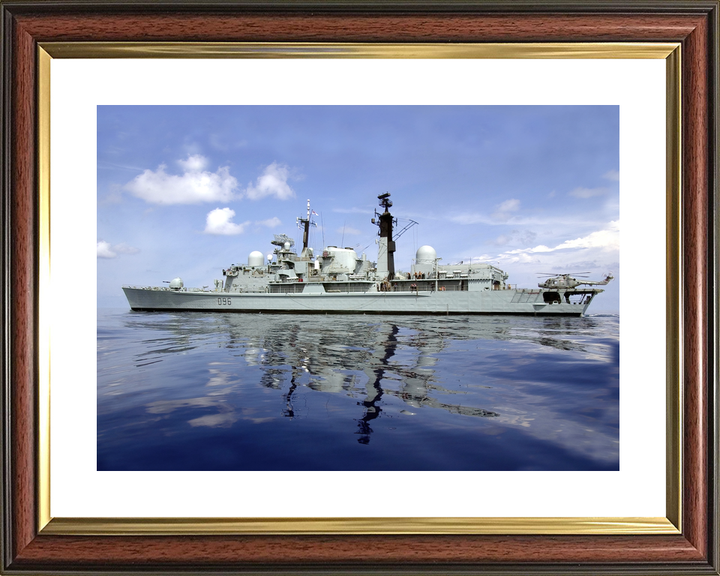 HMS Gloucester (D96) Royal Navy Type 42 Destroyer Port side Reflections Photo Print Wall Art Decor - Posters, Prints, & Visual Artwork - by Hampshire Prints (image 8 of 9)