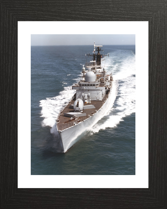HMS Gloucester (D96) Royal Navy Type 42 Destroyer High Port Bow View Photo Print Wall Art Decor - Posters, Prints, & Visual Artwork - by Hampshire Prints (image 2 of 9)