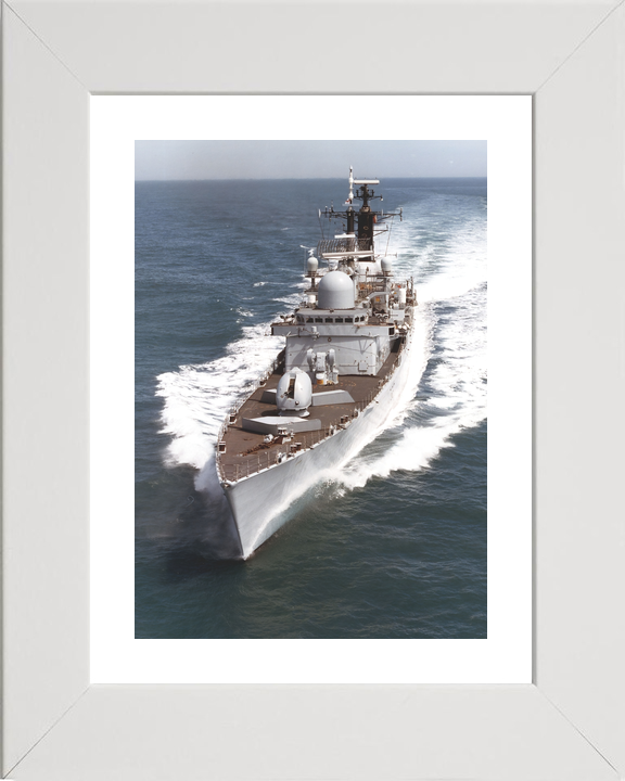 HMS Gloucester (D96) Royal Navy Type 42 Destroyer High Port Bow View Photo Print Wall Art Decor - Posters, Prints, & Visual Artwork - by Hampshire Prints (image 4 of 9)