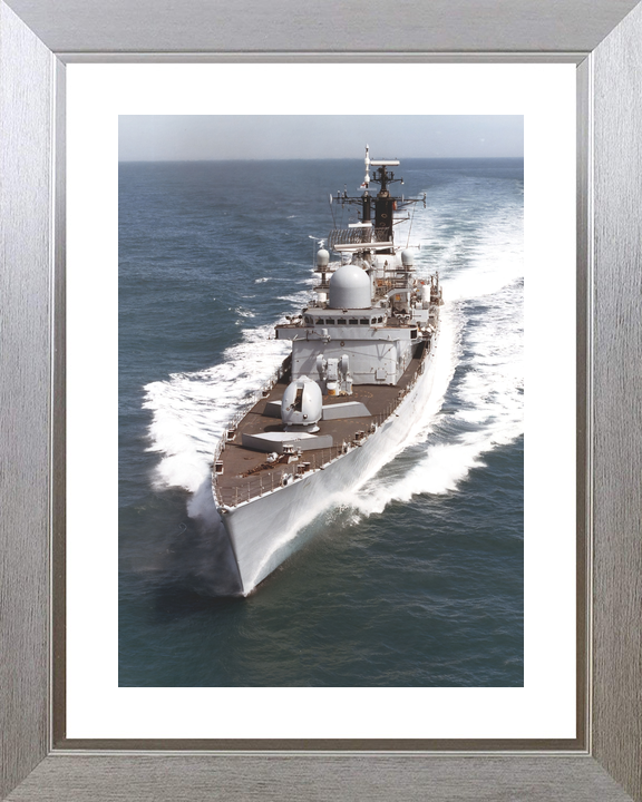 HMS Gloucester (D96) Royal Navy Type 42 Destroyer High Port Bow View Photo Print Wall Art Decor - Posters, Prints, & Visual Artwork - by Hampshire Prints (image 6 of 9)