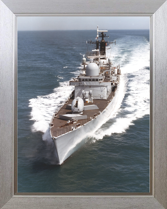 HMS Gloucester (D96) Royal Navy Type 42 Destroyer High Port Bow View Photo Print Wall Art Decor - Posters, Prints, & Visual Artwork - by Hampshire Prints (image 7 of 9)